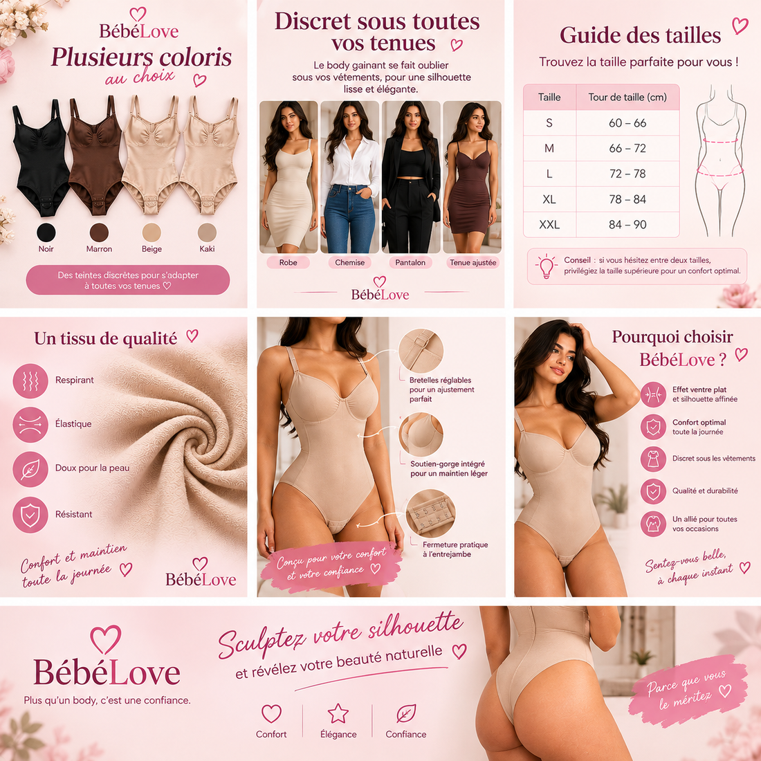 Body Femme Gainant™ – Sculpte Votre Silhouette — image 4